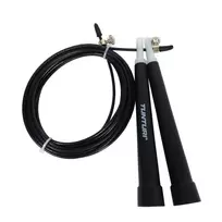 Šokdynė Tunturi Jumprope Steel Adjust, juoda