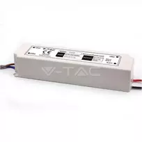 V-tac 60W SLIM maitinimo šaltinis, 12V, plastikiniu korpusu, IP67