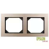 Liregus 4-vietis rėmelis EPSILON SLIM LINE, šampano sp.