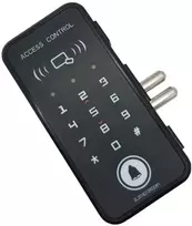 Digitalas LNN-6501 iGlass RFID 125KHz strypinė elektromechaninė spyna stiklinėms berėmėms durims stiklas/stiklas su skaitytuvu