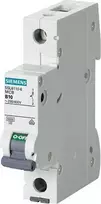 Siemens 5SL6120-6 Grandinės pertraukiklis SENTRON 5SL6 1P B 20A 6kA AC 5SL6120-6