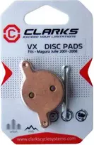 Clarks MAGURA stabdžių antdėklai (JuliE 2001- 2008) Organinis (CLA- VX808C)