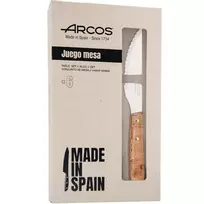 Arcos FOREST kepsnių peilis su šviesia medine rankena, ilgis 110/220 mm - rinkinyje 6 vnt.