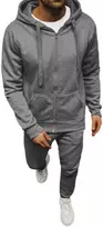 J.Style Sportinis Kostiumas Vyrams Fleece Pilkas 68C10386-5