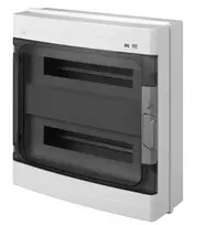 Elektro Plast Nasielsk 1962-01 Hermetinis skirstomasis įrenginys EP-LUX RN 2x18 1000V AC 1500V DC PE+N dūmai IP65 1962-01
