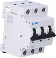 Eaton miniatiūrinis grandinės pertraukiklis 15KA FAZ-B25 3 moduliai - 278 849