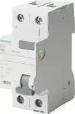 Siemens Liekamosios srovės pertraukiklis 2P 2A C 0,03A tipas AC 5SV1316-1KK02