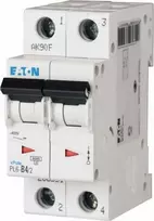 Eaton Grandinės pertraukiklis 2P D 4A 6kA AC PL6-D4/2 286575