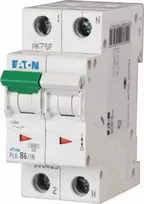 Eaton Grandinės pertraukiklis 1P+N C 6A 6kA AC PL6-C6/1N 106031