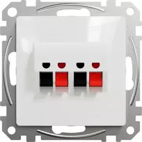Schneider Electric Sedna Design 2x garsiakalbių lizdas baltas SDD111411