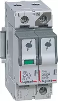 „Legrand“ viršįtampių ribotuvas C 1P+N 20kA 1.2kV (412226)