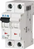 Eaton Grandinės pertraukiklis 1P+N B 4A 6kA AC PL6-B4/1N 164913