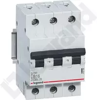 VAROMASIS JUNGIKLIS LE-419169 TRIFAZIS 16 A B TIPAS LEGRAND
