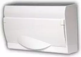 Elektro Plast Nasielsk 2355-00 Modulinis skirstomasis skydas 1x20+2 paviršinis Žalias BOX RN 1/20+2 durys baltos N+PE IP40 2355-00