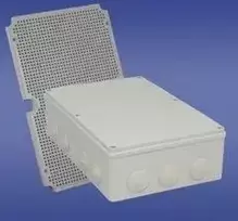 Elektro Plast 28.590 Dėžutė hermetiška tuščia su membranomis ir montavimo plokšte 348x228x102 IP65 rutulys PH-5C.3 P 28.590