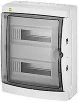 Elektro Plast Nasielsk Hermetiškas modulinis paskirstymo skydas 2x12 paviršinio montavimo IP65 GALANT PLUS RN 2/24 (N+PE) 1605-01