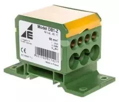 Elektro-Plast Paskirstymo blokas 2x4-50mm2 + 3x2,5-25mm2 + 4x2,5-16mm2 geltonai žalias DB1-Z (48.17)