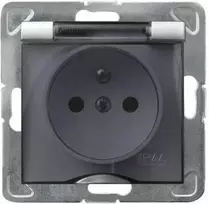 Ospel GPH-1YZ/m/00/d IMPRESJA Apsauginis nuo vandens purslų lizdas su/be IP44 permatomo dangtelio, baltas GPH-1YZ/m/00/d