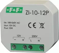 F&F Maitinimo šaltinis 180-264V AC wyj. 12V DC 0,83A 10W ZI-10-12P
