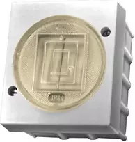 Ospel Žvakidės jungtis Lambda dvigubos hermetikos IP44 balta (ŁNH-2L / 00)