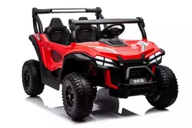 Lean Cars Dvivietis vaikiškas elektromobilis S618 4x4, raudonas