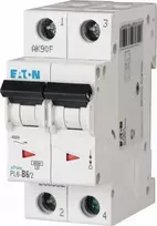 „Eaton“ grandinės pertraukiklis 2P B 6A 6kA AC PL6-B6/2 286552