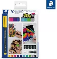 STAEDTLER 318C10 - Permanent-Universalstift F Set 10 Farben