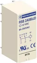 „Schneider“ kištukinė sąsajos relė, „Zelio RSB“, 2 uncijos, 12 V DC RSB2A080JD