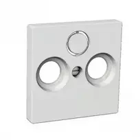 SCHNEIDER ELECTRIC CENTRAL PLATE R+TV+SAT Baltas
