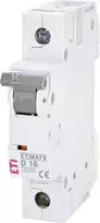 Etipo grandinės pertraukiklis ETI Polam Asti Etimat 6 002161516 1P D 16A 6kA AC