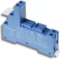 Lizdas su varžt. kontaktais metalinis laikiklis relėms 40 serijos ant DIN bėgelio Finder 9505SPA