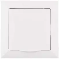 Timex Elektro GPT-16 OpH BI OPAL Lizdas pojedyncze su/u 16A 250V IP44 su klapką balta GPT-16 OpH