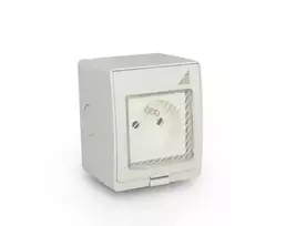 Elektro-Plast Vieno paviršiaus montuojamas kištukinis lizdas GPN IP55 AQUA55 55.19