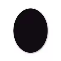 Plakatas Kreidinė lenta SECURIT Silhouette, ovali, 38x30 cm, juoda sp.