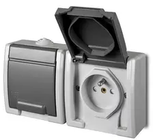 Elektro Plast Nasielsk GN.2X2P+Z N/T IP55 Pilkas AQUANT