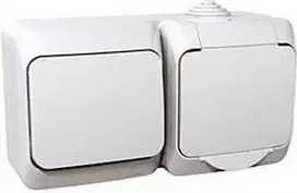 Schneider Electric JUNGTUVAS + GN RINKINYS CEDAR PLUS, IP44, BALTA?