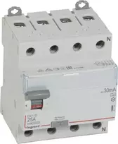 Legrand Diferencinis srovės perjungiklis 4P 25A 0,03A A tipo P304 DX3 (411759)