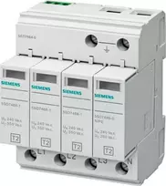 Siemens Viršįtampių iškroviklis C TYPE 2 4P 20kA 350V 3+1 TN-S sistema su signaliniais kontaktais 5SD7464-1
