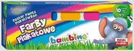 Guašas BAMBINO 5903235005008, 10 spalvų