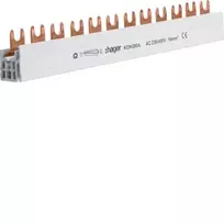 Komutacinė šyna HAGER, 3P, 3F, 12 mod., 16 mm²