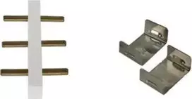 Jungtis (greita jungtis), skirta 2, 3 kartų, kelių modulinių elektros lizdų (PZ016 ir PZ017) konstrukcijai ALANTEC