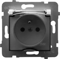 Ospel ARIA šeriai lizdas su IP44 skaidriu baltu dangteliu GPH- 1UZ / m / 00 / d