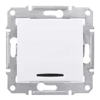 Schneider Electric Sedna 1-polius apšviesta balta SDN1400121