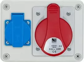 Pawbol Fiksuotas skirstomasis skydelis R- BOX 150 1x16A / 5P 1x250V IP44 (B.1091)