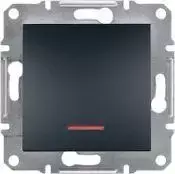 Jungiklis Schneider Electric Asfora, 1 cl, juodas
