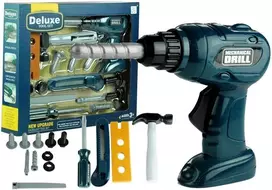 Lean Toys Vaikiškų įrankių rinkinys su gręžtuvu Diy Deluxe