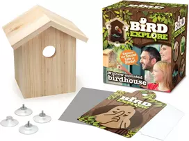 SES Bird Explore – prie lango montuojamas paukščių namelis