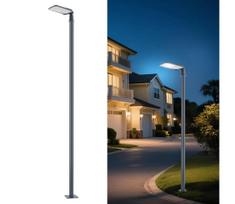 Brilagi-LED Lauko šviestuvas su stulpu ir 3 m ilgio kabeliu URBANLIGHT LED/100W/230V antracitas IP65