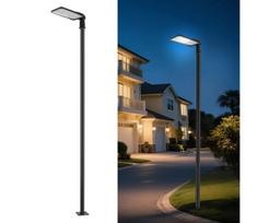 Brilagi-LED Lauko šviestuvas su 4 m stulpu ir kl. URBANLIGHT LED/200W/230V juoda IP65