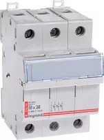 Legrand cilindrinis saugiklio jungiklis 3P 10x38mm RB338 005838